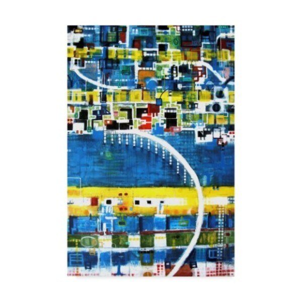 David Spencer 'The Bridge' Canvas Art, 22x32, Trademark Fine Art, Mfr#: ALI29551-C2232GG